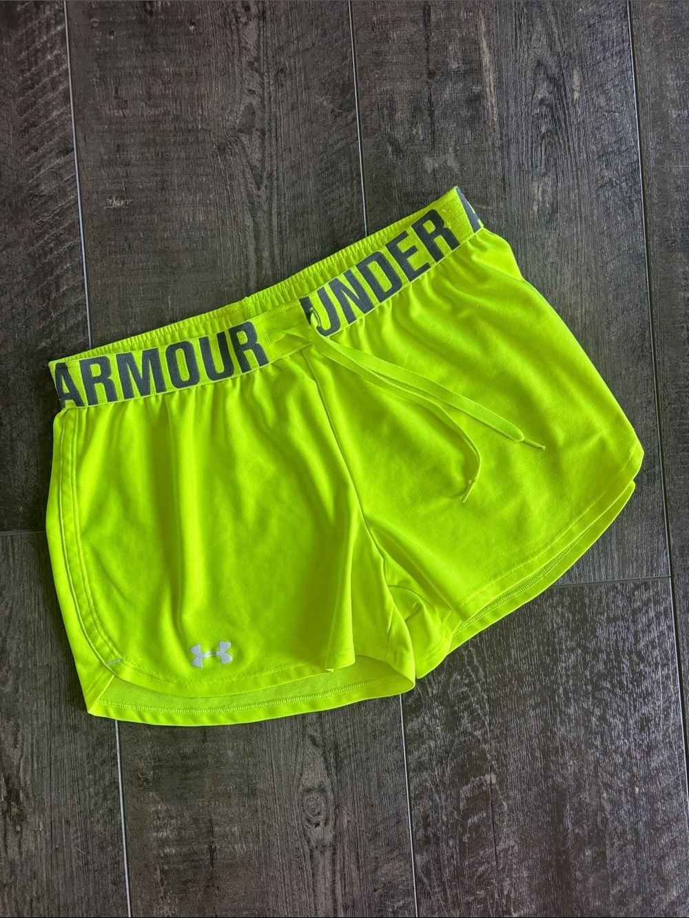 Under Armour High-Visibility Neon Athletic Shorts